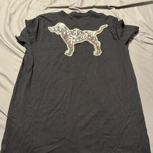 size xs pink fancy tee shirt slightly worn